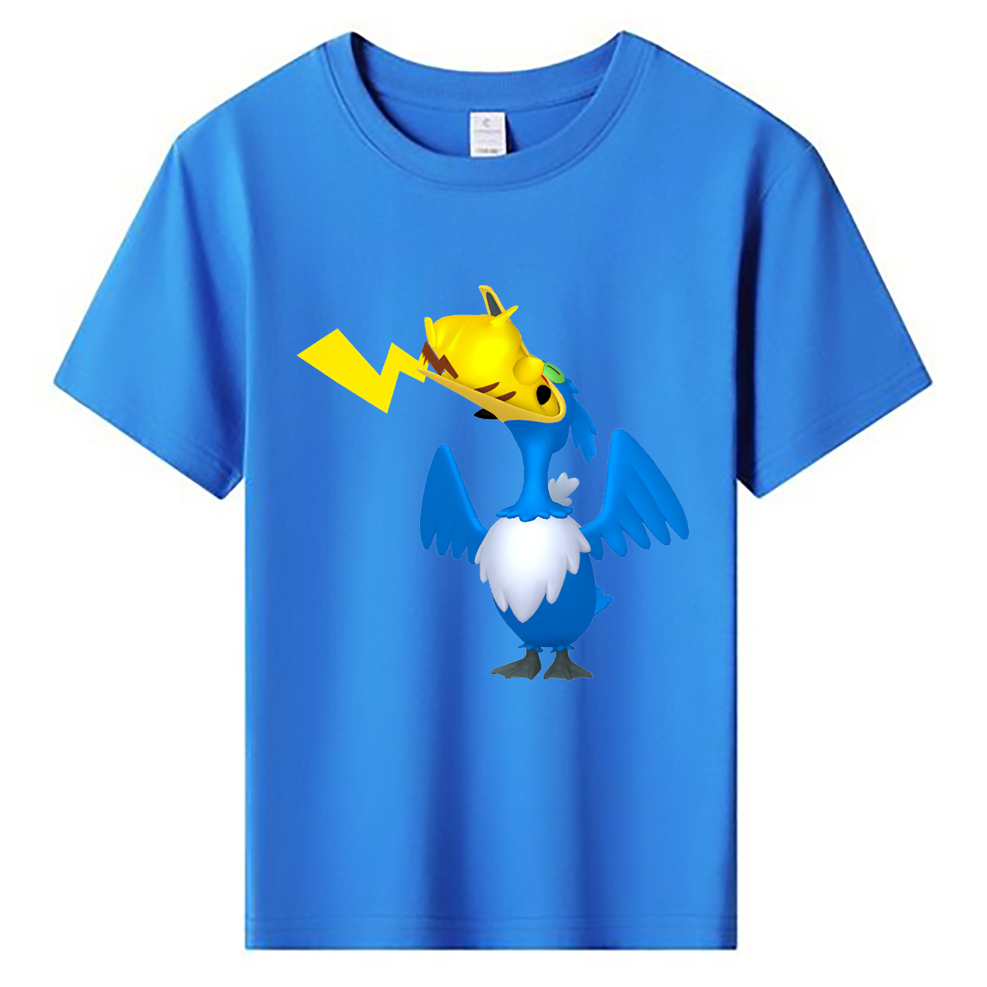 （画像用） ポケットモンスター Pokémon 綿100％キッズTシャツ（フロントプリント）